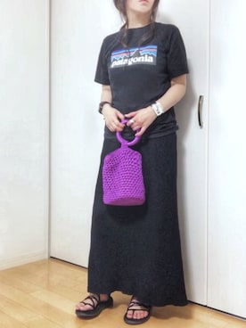 「Teva（テバ）の＜TEVA（テバ）＞∴VOYA INFINITY ボヤインフィニティ サンダル ◆（サンダル）」を使った、めるもさん（レディース・157cm）の夏コーディネート