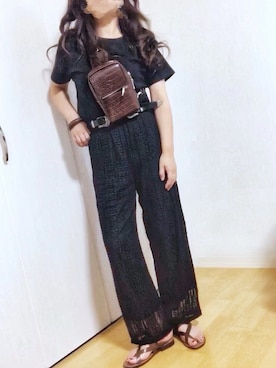 めるもさん（レディース・158cm）の夏コーディネート