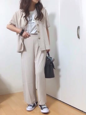GRL オープンカラーシャツXパンツセットアップ （GRL - 【GRL