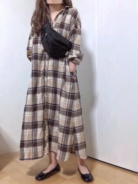 めるもさん（レディース・158cm）の秋コーディネート