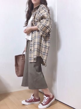 めるもさん(レディース・158cm)の秋コーディネート