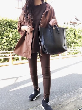 めるもさん（レディース・158cm）の秋コーディネート