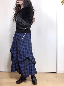 めるもさん（レディース・158cm）の秋コーディネート