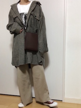 めるもさん（レディース・158cm）の冬コーディネート