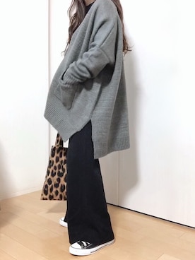 めるもさん（レディース・158cm）の冬コーディネート