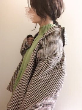 めるもさん（レディース・158cm）の冬コーディネート