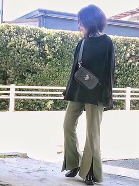 めるもさん（レディース・158cm）の冬コーディネート