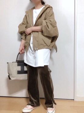 めるもさん（レディース・158cm）の春コーディネート