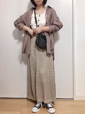 めるもさん（レディース・158cm）の春コーディネート