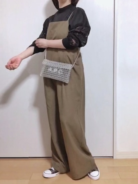 「A.P.C.（アーペーセー）のアイテム（財布/小物）」を使った、めるもさん（レディース・158cm）の春コーディネート