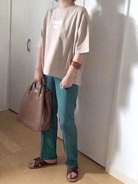 「ヤングアンドオルセン」｜「アイテム（アクセサリー）」を使った、めるもさん（レディース・158cm）の春コーディネート