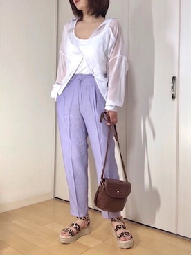 めるもさん(レディース・158cm)の夏コーディネート