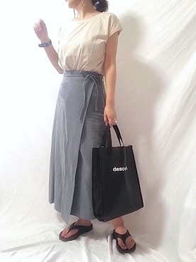 めるもさん（レディース・158cm）の夏コーディネート