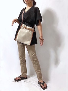 めるもさん（レディース・158cm）の夏コーディネート