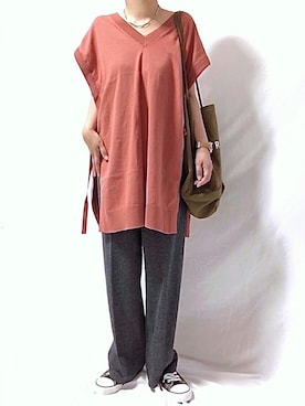 めるもさん（レディース・158cm）の秋コーディネート