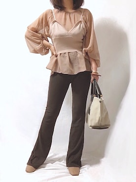 めるもさん（レディース・158cm）の秋コーディネート