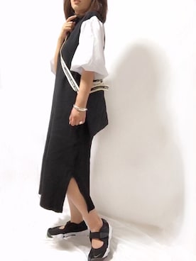 「ROYAL PARTY（ロイヤルパーティー）のアイテム」を使った、めるもさん（レディース・158cm）の秋コーディネート