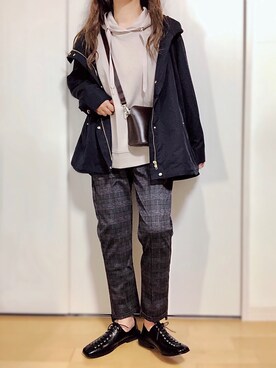 「リップスター」｜「アイテム（ジャケット/アウター）」を使った、めるもさん（レディース・158cm）の秋コーディネート