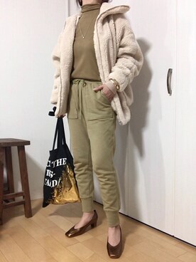 「SLOBE IENA（スローブイエナ）のアイテム（パンプス）」を使った、めるもさん（レディース・158cm）の秋コーディネート