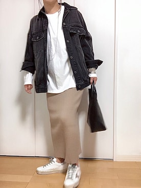 「mystic（ミスティック）のLara Small ball necklece（ネックレス）」を使った、めるもさん（レディース・158cm）の秋コーディネート