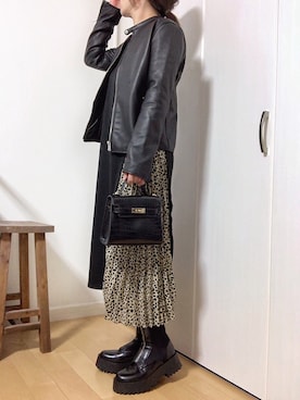 めるもさん（レディース・158cm）の冬コーディネート