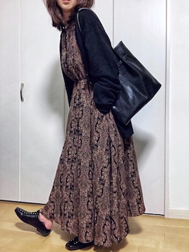 めるもさん(レディース・158cm)の冬コーディネート