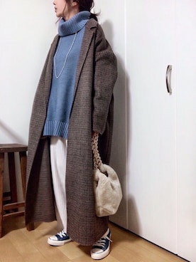 めるもさん(レディース・158cm)の冬コーディネート