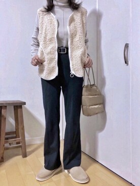 めるもさん（レディース・158cm）の冬コーディネート