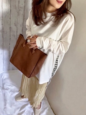 「ヤングアンドオルセン」｜めるもさん（レディース・158cm）の春コーディネート