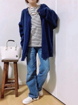 「パールアクセサリー」｜めるもさん（レディース・158cm）の春コーディネート