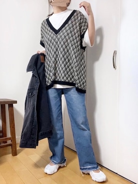 めるもさん（レディース・158cm）の春コーディネート