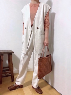 めるもさん（レディース・158cm）の春コーディネート