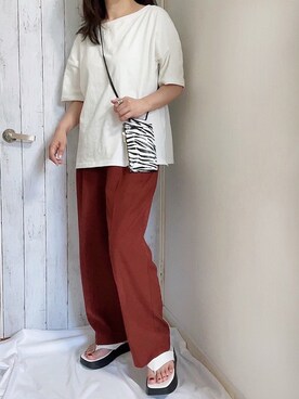 めるもさん（レディース・158cm）の夏コーディネート