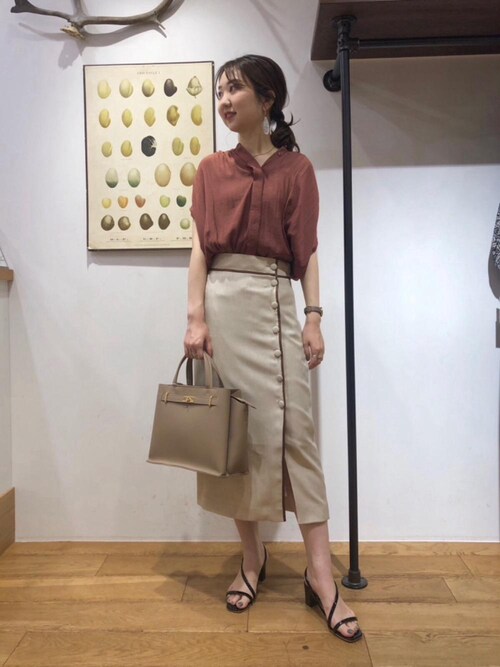 ルクールブランルミネ有楽町店スタッフ Le Coeur Blanc Le Coeur Blancのショルダーバッグを使ったコーディネート Wear