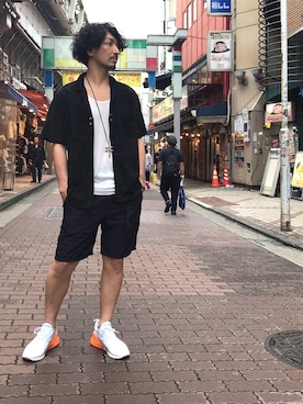 「MAREA ERRE（マレアエッレ）のアイテム」を使った、youhei ohashiさん（メンズ・180cm）の夏コーディネート