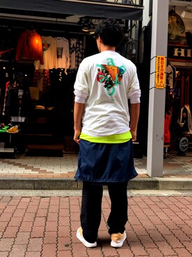 「AKOMPLICE（アコンプライス）のアイテム」を使った、youhei ohashiさん（メンズ・180cm）の秋コーディネート