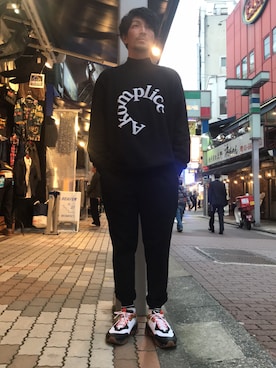 「AKOMPLICE（アコンプライス）のアイテム」を使った、youhei ohashiさん（メンズ・180cm）の秋コーディネート