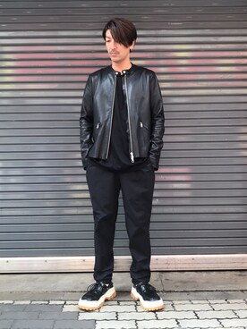 「MINOTAUR（ミノトール）のアイテム（パンツ）」を使った、youhei ohashiさん（メンズ・180cm）の夏コーディネート