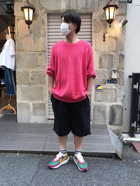 「ON THE TURF（オンザターフ）のアイテム」を使った、youhei ohashiさん（メンズ・180cm）の夏コーディネート