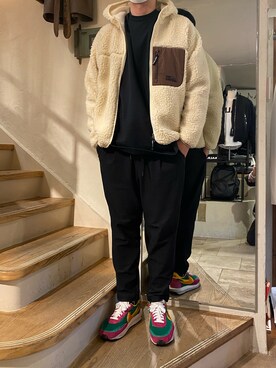 「アイテム（ブルゾン）」を使った、youhei ohashiさん（メンズ・180cm・40代）の秋コーディネート