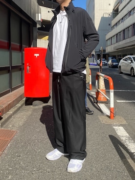 「アイテム（ブルゾン）」を使った、youhei ohashiさん（メンズ・180cm・40代）の冬コーディネート