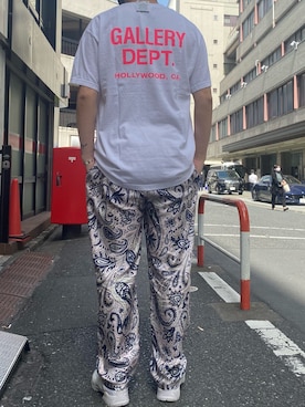 「GALLERY DEPT（ギャラリーデプト）のアイテム」を使った、youhei ohashiさん（メンズ・180cm）の春コーディネート