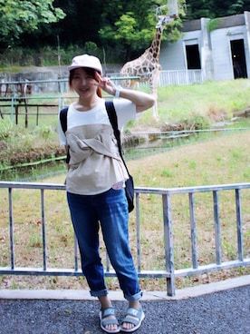 さとみさん（レディース・154cm）の夏コーディネート