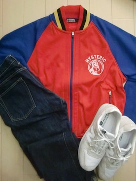 「new balance 996」｜「アイテム（ジャージ）」を使った、RYOさん（メンズ・172cm）の春コーディネート