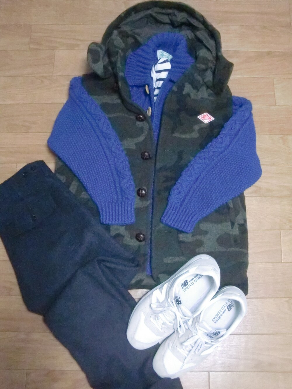 「カジュアル、ダウンベスト、orslow、inverallan、Le Minor、new balance 996、秋 冬、DANTON × BEAMS」｜「BEAMSの【WEB限定】DANTON × BEAMS / 別注 ダウンベスト（ダウンベスト、その他）」を使った、RYOさん（メンズ・172cm）の冬コーディネートの1枚目の写真