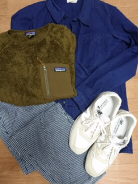 「patagonia」｜「アイテム（カバーオール）」を使った、RYOさん（メンズ・172cm）の冬コーディネート