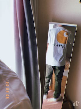 「ストリート系」｜「アイテム（チノパンツ）」を使った、SHUNYAさん（メンズ・175cm）の秋コーディネート