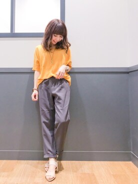「HusHusH（ハッシュアッシュ）のアイテム」を使った、じゅんさん（レディース・150cm）の春コーディネート