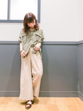 「HusHusH（ハッシュアッシュ）のアイテム」を使った、じゅんさん（レディース・150cm）の春コーディネート