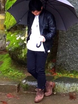 でーもんさん（メンズ・181cm）の冬コーディネート